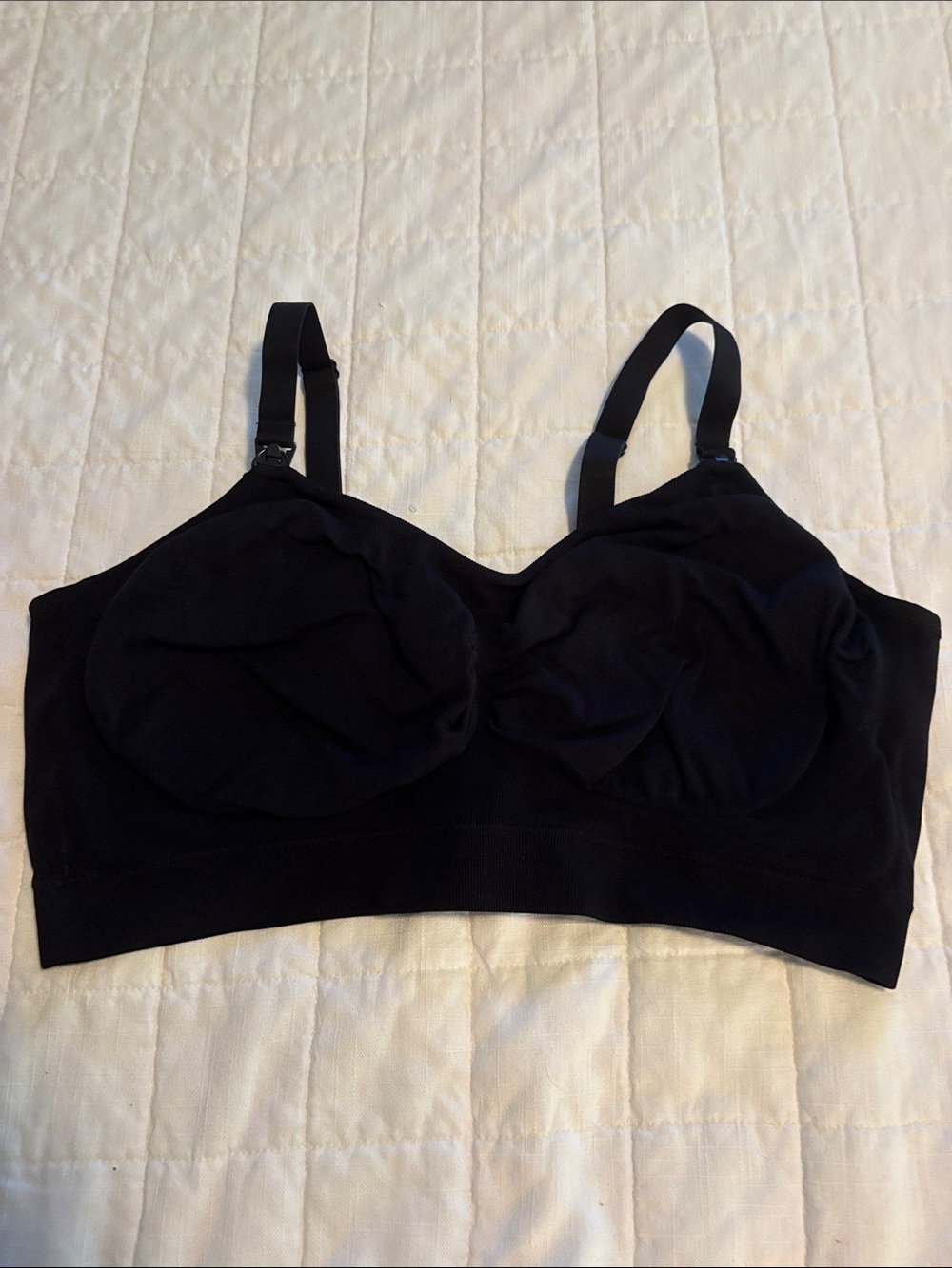 Kindred Bravely Black Wireless Nursing Bralette